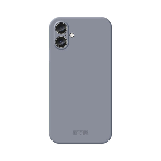 For iPhone 16 Plus MOFI Qin Series Skin Feel All-inclusive PC Phone Case(Gray)