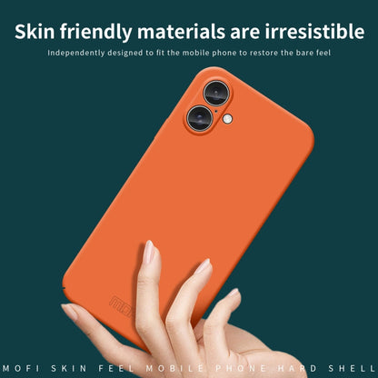 For iPhone 16 Plus MOFI Qin Series Skin Feel All-inclusive PC Phone Case(Green)