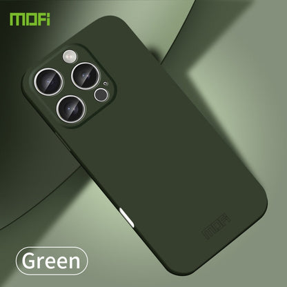 For iPhone 16 Pro MOFI Qin Series Skin Feel All-inclusive PC Phone Case(Green)