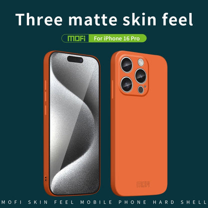 For iPhone 16 Pro MOFI Qin Series Skin Feel All-inclusive PC Phone Case(Green)