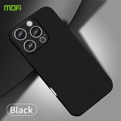 For iPhone 16 Pro Max MOFI Qin Series Skin Feel All-inclusive PC Phone Case(Black)