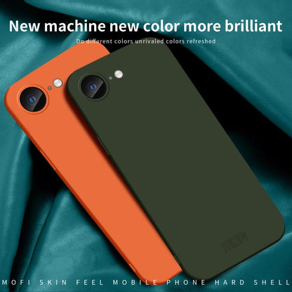 For iPhone 17e / 16e MOFI Qin Series Skin Feel All-inclusive PC Phone Case(Gray)