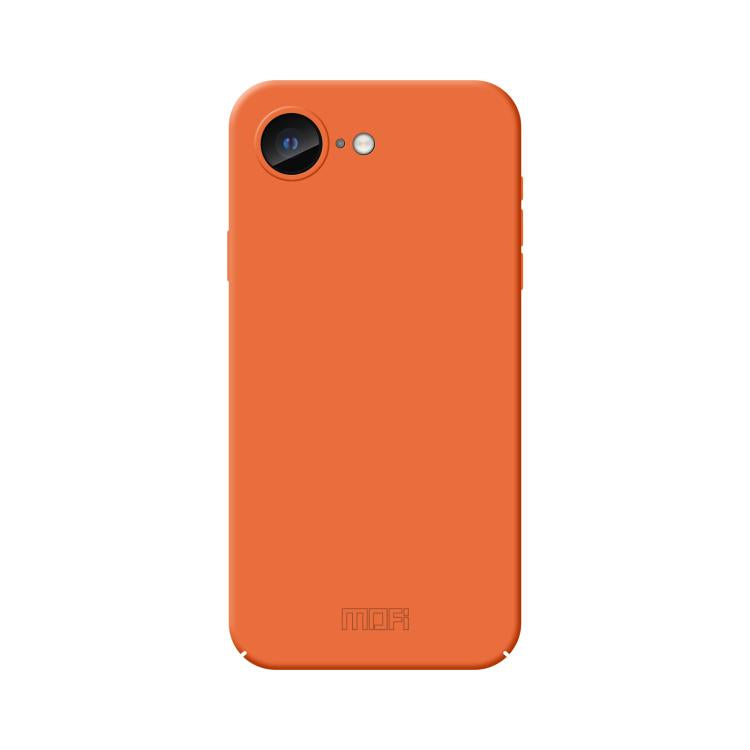 For iPhone 17e / 16e MOFI Qin Series Skin Feel All-inclusive PC Phone Case(Orange)