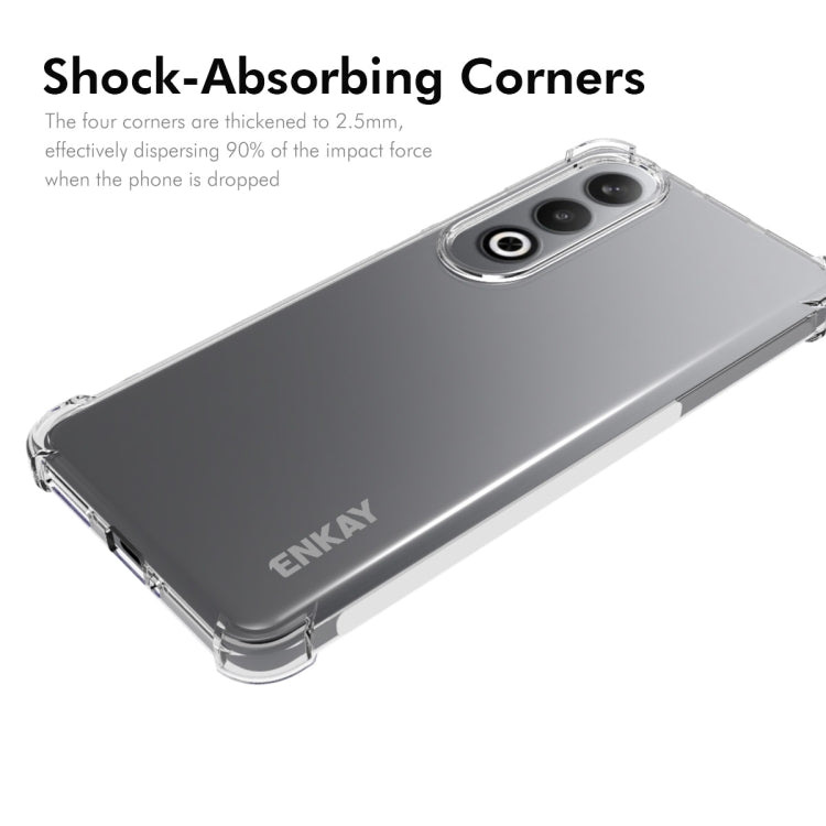 For OnePlus Nord CE4 ENKAY Hat-Prince Transparent TPU Shockproof Phone Case