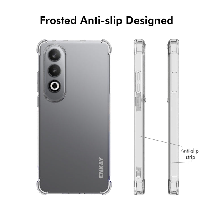 For OnePlus Nord CE4 ENKAY Hat-Prince Transparent TPU Shockproof Phone Case