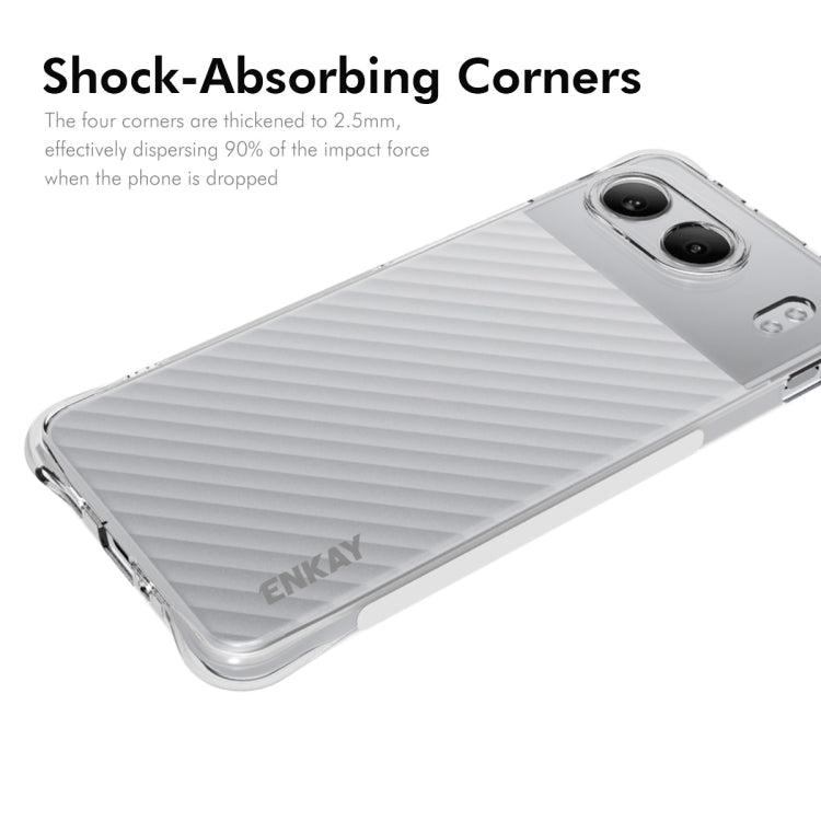 For OnePlus Nord 4 ENKAY Hat-Prince Transparent TPU Shockproof Phone Case