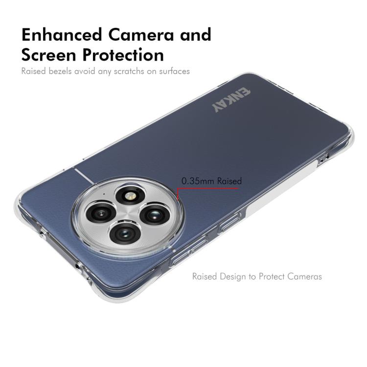 Pour coque de téléphone antichoc en TPU transparent ENKAY Hat-Prince OnePlus Ace 5 / 5 Pro