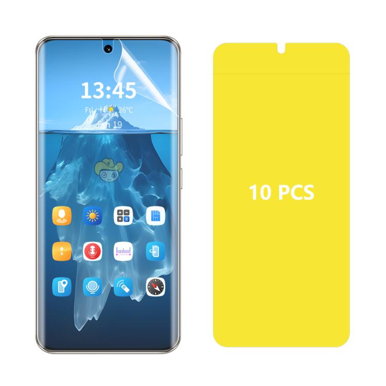 For Huawei nova 14 Pro 10pcs ENKAY Hat-Prince Full Glue Coverage Soft Explosion-proof Hydrogel Film