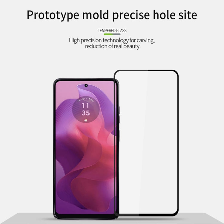 For Motorola Moto G24 / G24 Power MOFI 9H 2.5D Full Screen Tempered Glass Film(Black)