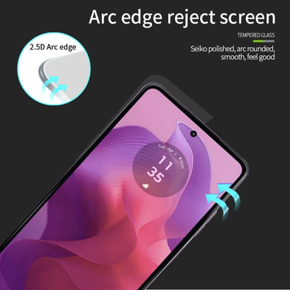 For Motorola Moto G24 / G24 Power MOFI 9H 2.5D Full Screen Tempered Glass Film(Black)