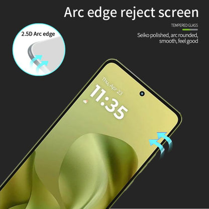 For Motorola Moto G86 / G86 Power MOFI 9H 2.5D Full Screen Tempered Glass Film(Black)