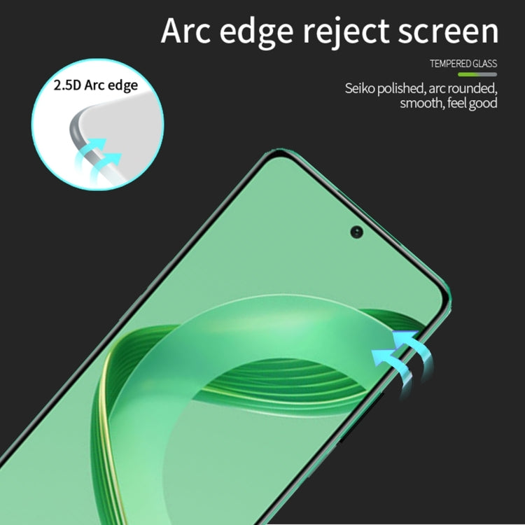 For Huawei nova 11 SE MOFI 9H 2.5D Full Screen Tempered Glass Film(Black)