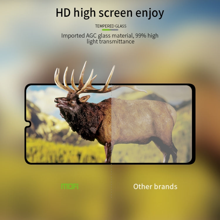 For Huawei Enjoy 70 MOFI 9H 2.5D Full Screen Tempered Glass Film(Black)