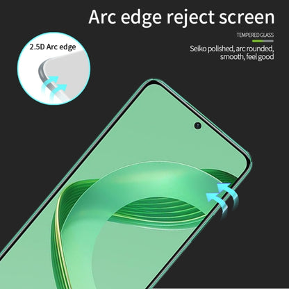 For Huawei nova 12 SE MOFI 9H 2.5D Full Screen Tempered Glass Film(Black)