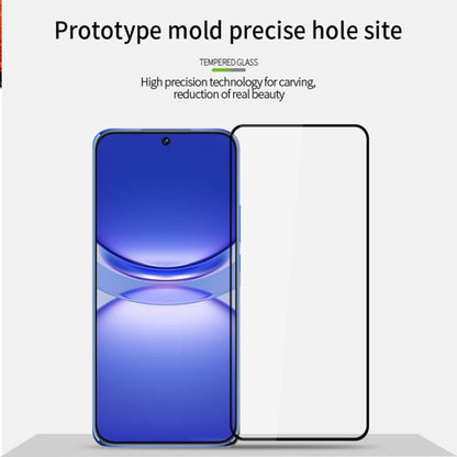 For Huawei nova 12S MOFI 9H 2.5D Full Screen Tempered Glass Film(Black)