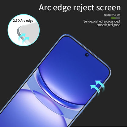 For Huawei nova 12S MOFI 9H 2.5D Full Screen Tempered Glass Film(Black)