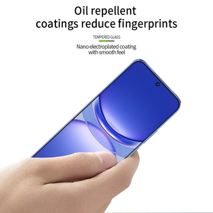 For Huawei nova 12S MOFI 9H 2.5D Full Screen Tempered Glass Film(Black)