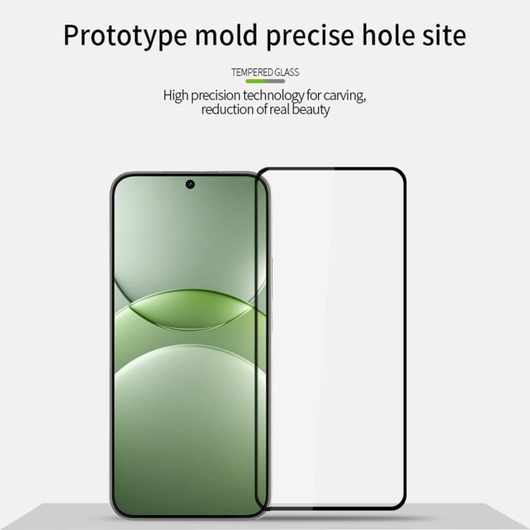 For Huawei nova 13 MOFI 9H 2.5D Full Screen Tempered Glass Film(Black)