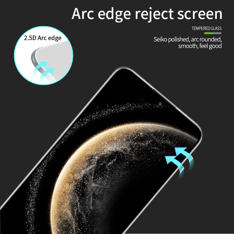 For Huawei Mate 70 MOFI 9H 2.5D Full Screen Tempered Glass Film(Black)