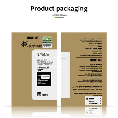 For Huawei nova 13 MOFI 9H 2.5D Full Screen Tempered Glass Film(Black)