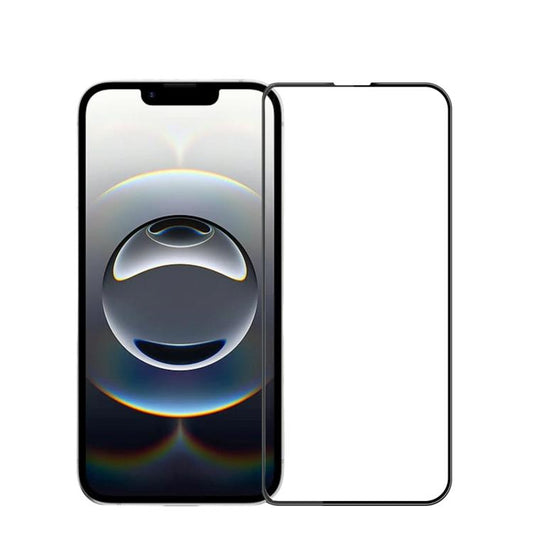 For iPhone 17e / 16e MOFI 9H 3D Explosion-proof Curved Screen Tempered Glass Film(Black)