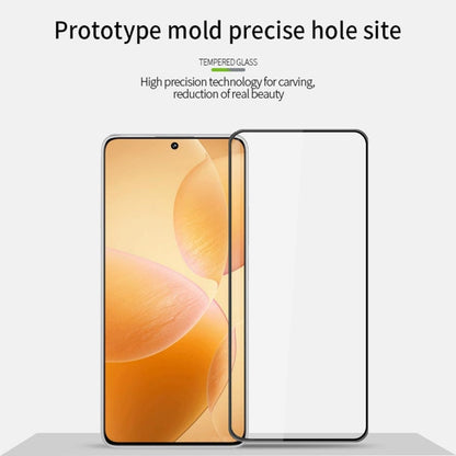 For Xiaomi Poco X6 / X6 Pro MOFI 9H 3D Explosion-proof Curved Screen Tempered Glass Film(Black)