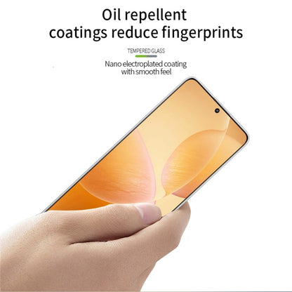 For Xiaomi Poco X6 / X6 Pro MOFI 9H 3D Explosion-proof Curved Screen Tempered Glass Film(Black)