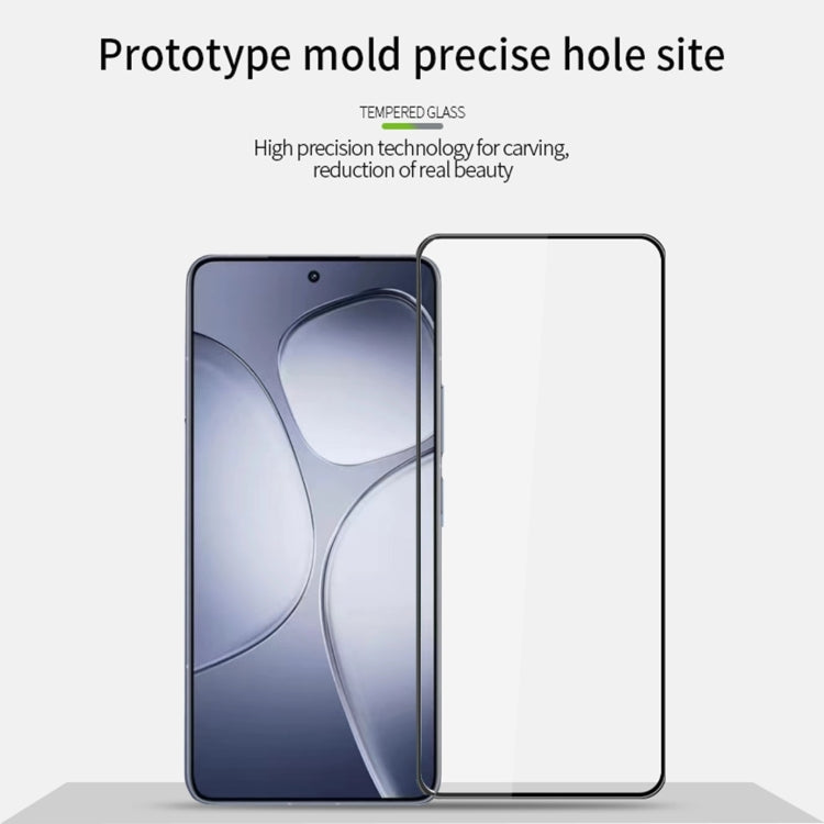 For Xiaomi Redmi K70 Ultra MOFI 9H 3D Explosion-proof Curved Screen Tempered Glass Film(Black)