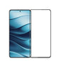 Pour Xiaomi Redmi Note 14 5G MOFI Film de protection d'écran incurvé en verre trempé anti-explosion 3D 9H (Noir)