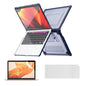 Pour MacBook Air 13,3 A2179/A2337 ENKAY Hat-Prince Étui de protection 3-en-1 avec support Coque rigide avec film de clavier en TPU / protecteur d'écran PET, Version : US (Bleu foncé)
