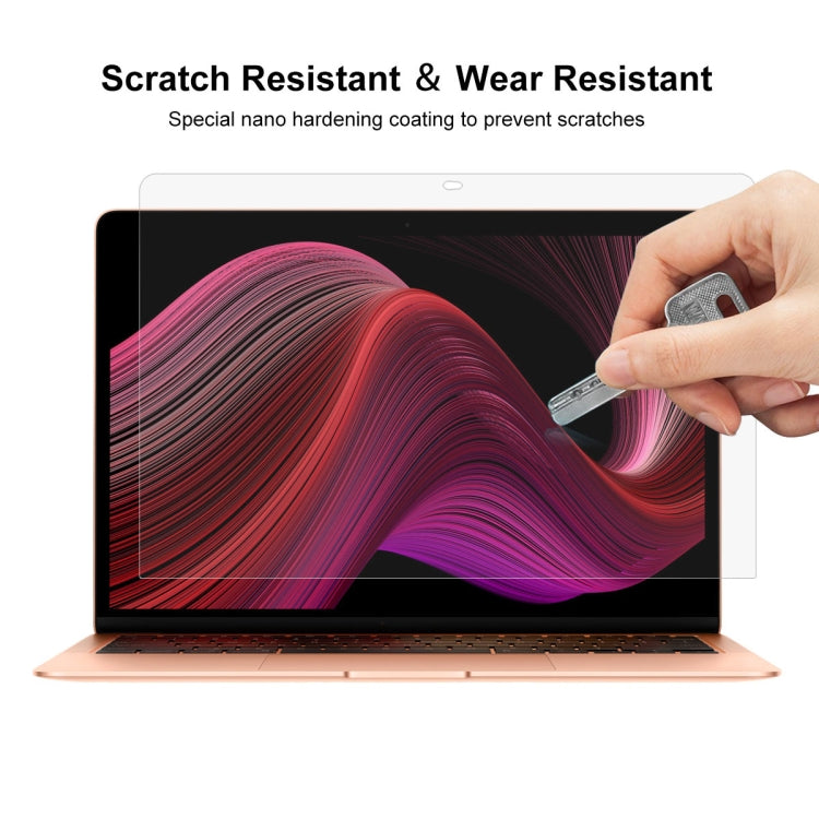 Pour MacBook Air 13,3 A2179/A2337 ENKAY Hat-Prince Étui de protection 3-en-1 avec support Coque rigide avec film de clavier en TPU / protecteur d'écran PET, Version : US (Bleu foncé)