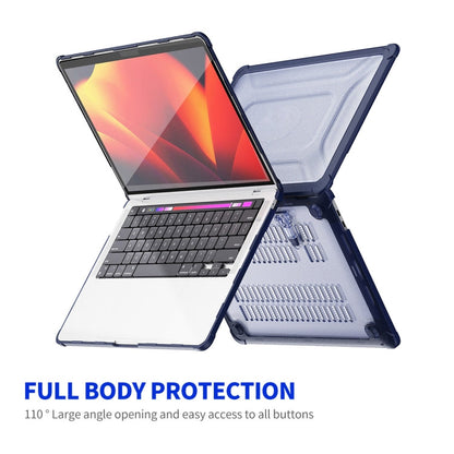 For MacBook Pro 13.3 A2251/A2289/A2338 ENKAY Hat-Prince 3 in 1 Protective Bracket Case Cover Hard Shell with TPU Keyboard Film / PET Screen Protector, Version:US(Pink)
