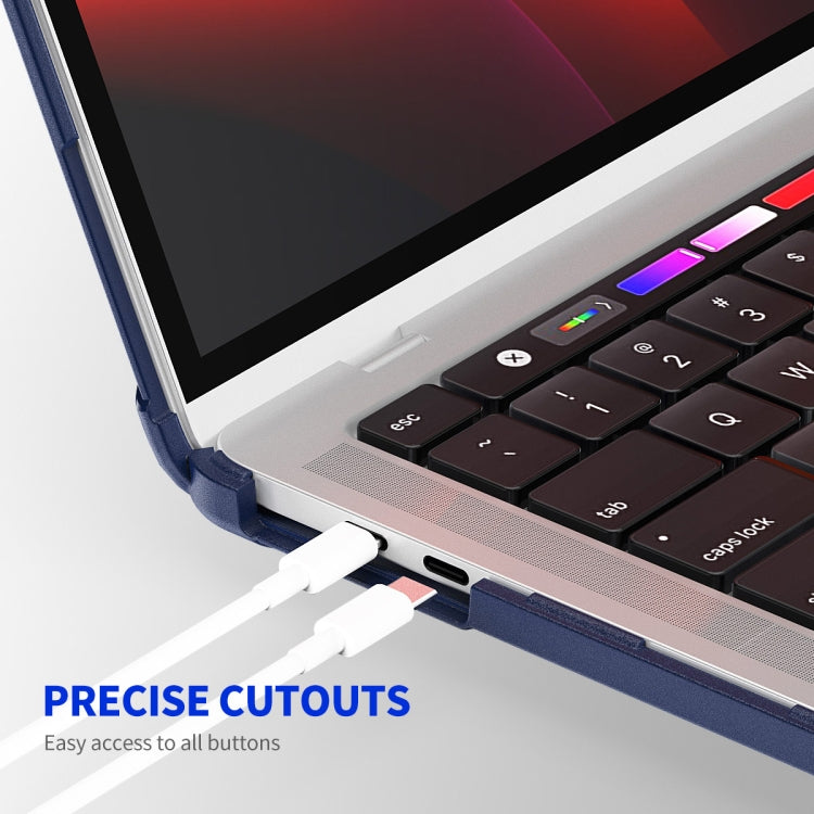 For MacBook Pro 13.3 A2251/A2289/A2338 ENKAY Hat-Prince 3 in 1 Protective Bracket Case Cover Hard Shell with TPU Keyboard Film / PET Screen Protector, Version:US(Pink)