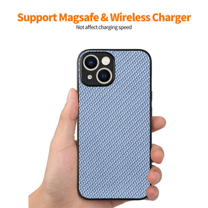 For iPhone 14 ENKAY Fiber Leather Skin PC Phone Case with High Aluminum-silicon Glass Film(Khaki)