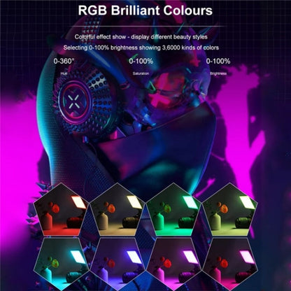 VLOGLITE PAD192RGB Pour appareil photo reflex numérique GoPro Lumière d'appoint LED RVB Pleine couleur Éclairage photographique