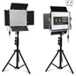 VLOGLITE W660S For Video Film Recording 3200-5600K Lighting LED Video Light with Tripod, Plug:EU Plug