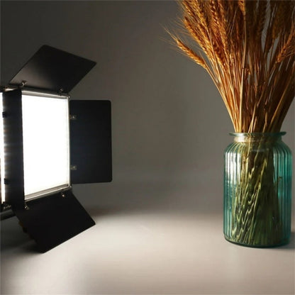 VLOGLITE W660S For Video Film Recording 3200-5600K Lighting LED Video Light with Tripod, Plug:EU Plug