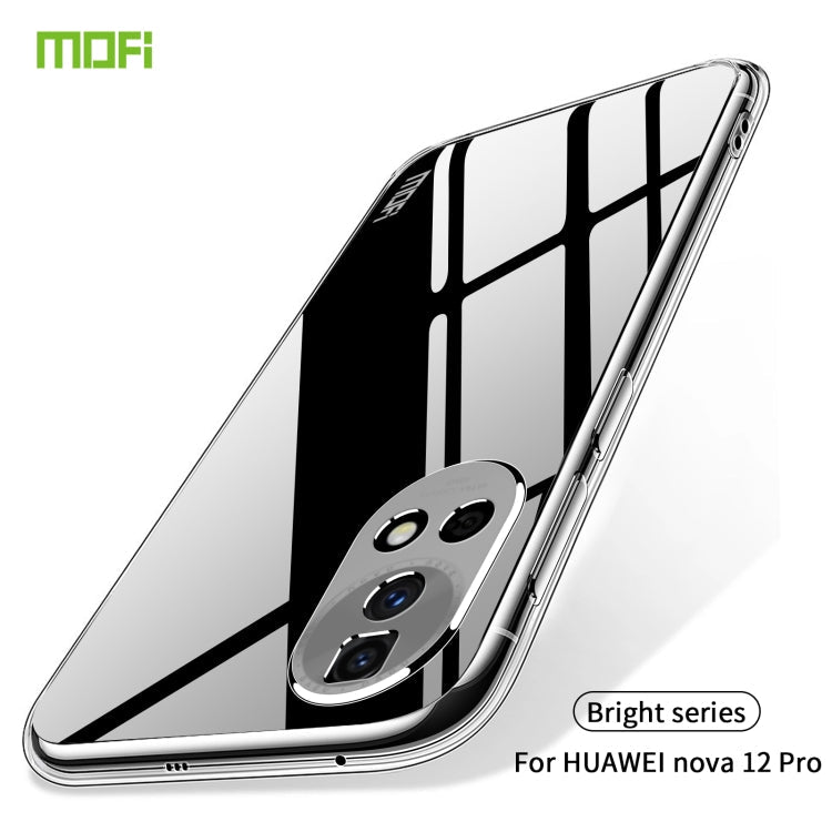 For Huawei nova 12 Pro / 12 Ultra MOFI Ming Series Ultra-thin TPU Phone Case(Transparent)