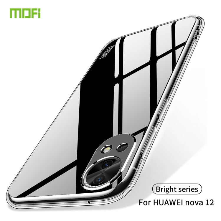 Pour la coque de téléphone ultra-fine en TPU série MOFI Ming de Huawei nova 12 (transparente)