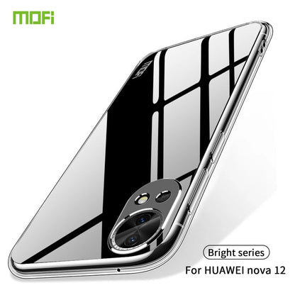 Pour la coque de téléphone ultra-fine en TPU série MOFI Ming de Huawei nova 12 (transparente)