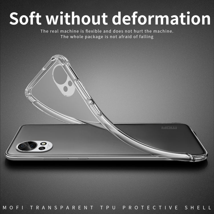 Pour la coque de téléphone ultra-fine en TPU série MOFI Ming de Huawei nova 12 (transparente)