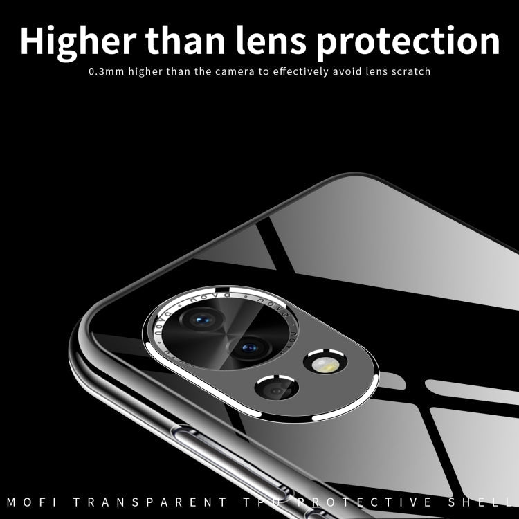 Pour la coque de téléphone ultra-fine en TPU série MOFI Ming de Huawei nova 12 (transparente)