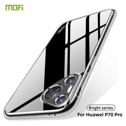Pour la coque de téléphone ultra-fine en TPU MOFI Ming Series pour Huawei Pura 70 Pro (transparente)