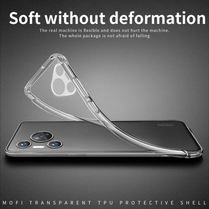 Pour la coque de téléphone ultra-fine en TPU MOFI Ming Series pour Huawei Pura 70 Pro (transparente)