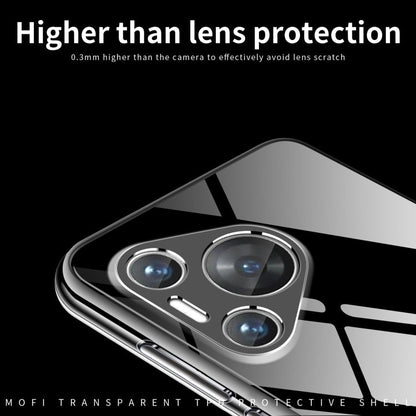 Pour la coque de téléphone ultra-fine en TPU MOFI Ming Series pour Huawei Pura 70 Pro (transparente)