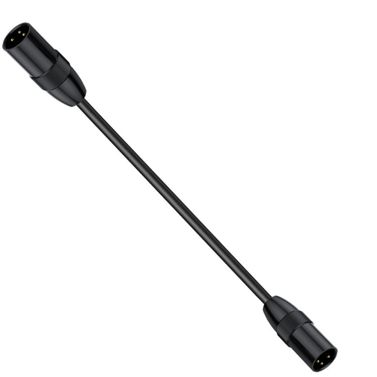 JUNSUNMAY XLR Male to Male Mic Cord 3 Pin Audio Cable Balanced Shielded Cable, Length:1.5m