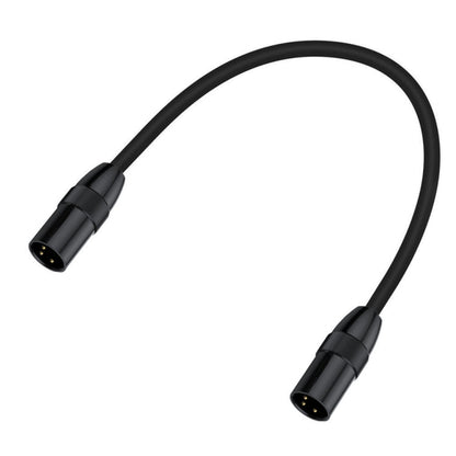 JUNSUNMAY XLR Male to Male Mic Cord 3 Pin Audio Cable Balanced Shielded Cable, Length:15m