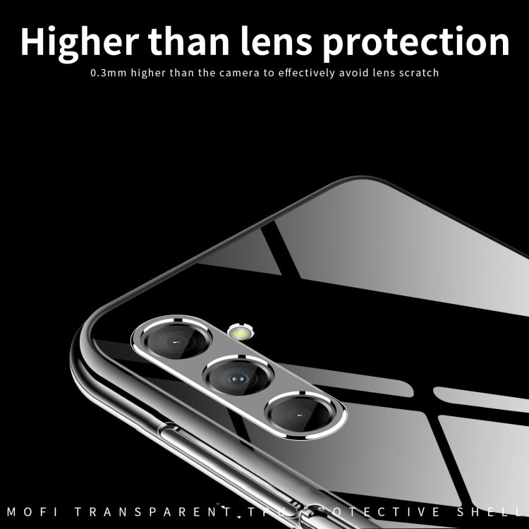 For Samsung Galaxy M55 MOFI Ming Series Ultra-thin TPU Phone Case(Transparent)