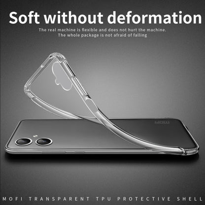 For Samsung Galaxy A06 4G MOFI Ming Series Ultra-thin TPU Phone Case(Transparent)