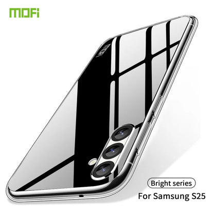 For Samsung Galaxy S25 5G MOFI Ming Series Ultra-thin TPU Phone Case(Transparent)